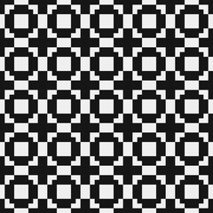 Fototapeta premium Abstract Cross Pattern Dots Logo generative computational art illustration