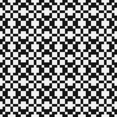 Fototapeta premium Abstract Cross Pattern Dots Logo generative computational art illustration