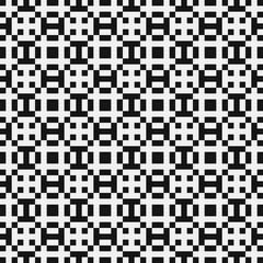 Fototapeta premium Abstract Cross Pattern Dots Logo generative computational art illustration