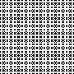 Fototapeta premium Abstract Cross Pattern Dots Logo generative computational art illustration