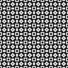 Fototapeta premium Abstract Cross Pattern Dots Logo generative computational art illustration