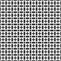 Fototapeta premium Abstract Cross Pattern Dots Logo generative computational art illustration