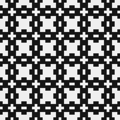 Fototapeta premium Abstract Cross Pattern Dots Logo generative computational art illustration