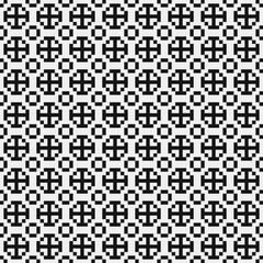 Fototapeta premium Abstract Cross Pattern Dots Logo generative computational art illustration