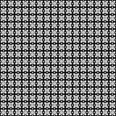 Abstract Cross Pattern Dots Logo generative computational art illustration