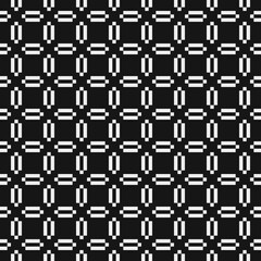 Fototapeta premium Abstract Cross Pattern Dots Logo generative computational art illustration