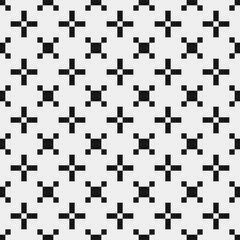 Abstract Cross Pattern Dots Logo generative computational art illustration