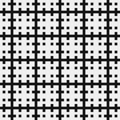 Fototapeta premium Abstract Cross Pattern Dots Logo generative computational art illustration