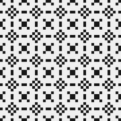 Fototapeta premium Abstract Cross Pattern Dots Logo generative computational art illustration