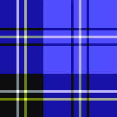 Seamless vector tartan pattern for fabric, textile, wrapping etc. Plaid background