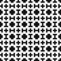 Abstract Cross Pattern Dots Logo generative computational art illustration