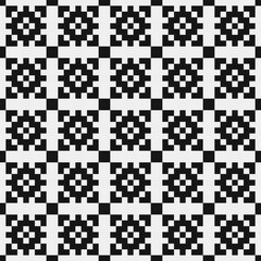 Fototapeta premium Abstract Cross Pattern Dots Logo generative computational art illustration