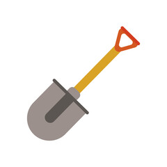 shovel gardening flat style icon