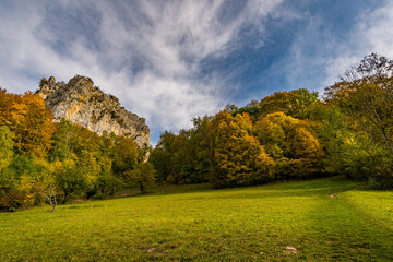 Fantastic autumn hike in the beautiful Danube valley near the Beuron monastery