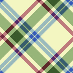 Seamless vector tartan pattern for fabric, textile, wrapping etc. Plaid background