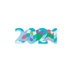2021 New year text