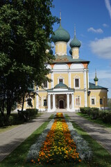 Fototapeta na wymiar The Transfiguration Cathedral in Uglich. Summer