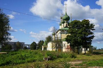 Fototapeta na wymiar Alekseevsky monastery in Uglich. Summer