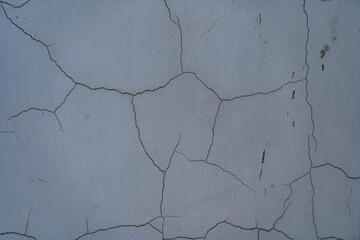 Cracks on the concrete wall. Cracks isolated on white background. Texture for overlay. Wall Background. For designers to apply texture cracks to objects.
