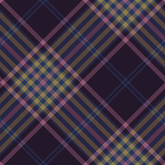 Seamless vector tartan pattern for fabric, textile, wrapping etc. Plaid background	