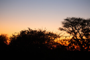 Fototapeta premium Sunset in Namibia, Africa