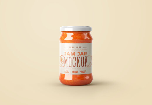 Jam Jar Mockup