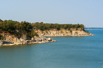 view of the coast of the lake