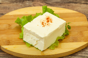 Greek traditional soft feta cheese