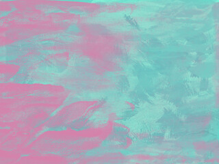 Fototapeta na wymiar Drippy Watercolor Paint Texture Grungy Cotton Candy