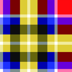 Seamless vector tartan pattern for fabric, textile, wrapping etc. Plaid background	