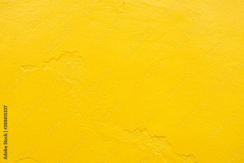 Aufkleber Old wall pattern texture cement yellow abstract white color design are light with gradient background.
