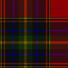 Seamless vector tartan pattern for fabric, textile, wrapping etc. Plaid background	