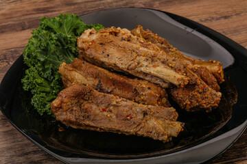 Stewed pork ribs with spices
