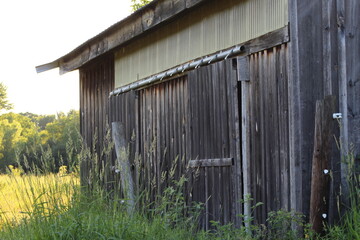 old wooden barn
