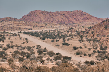 Beautiful landscape in Namibia, Africa