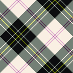 Seamless vector tartan pattern for fabric, textile, wrapping etc. Plaid background	
