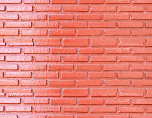 Red concrete wall texture for background and construction