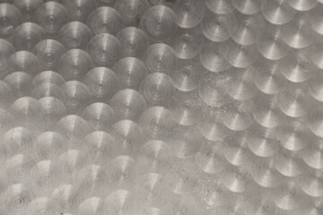 metal with circular polish surface as background pattern
