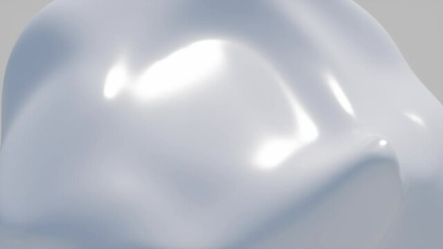 Closeup shot of cosmetics cream with Loop rotate