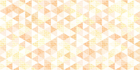 orange and yellow gradient triangular pattern with circle tracery inside, abstract geometric polygonal background