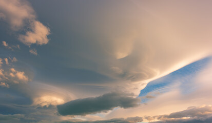 Wonderful sky background elements, pleasant images.