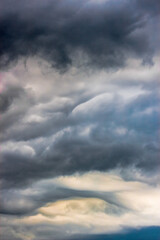 Stunning clouds covering the day skies