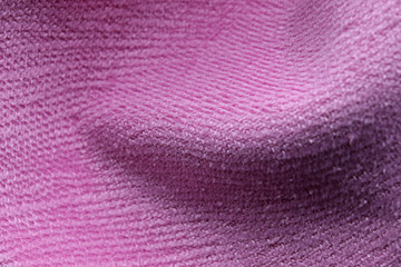 close up of pink fabric texture background