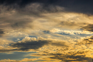 Stunning clouds covering the day skies