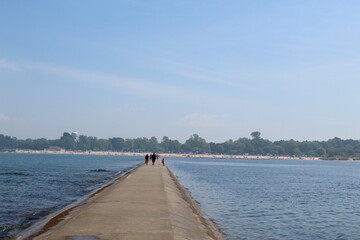 Obraz premium pier on the lake