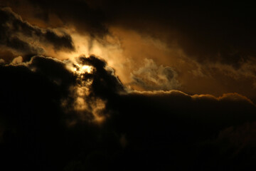 Stunning clouds covering the day skies