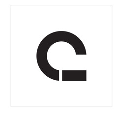 Circle And Arrow G Logo Vector Illustration