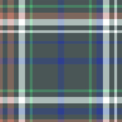 Seamless vector tartan pattern for fabric, textile, wrapping etc. Plaid background	