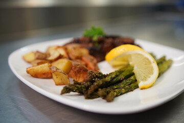 Chicken, Potatoes, and Asparagus