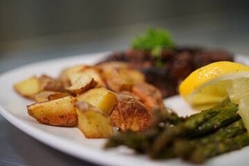 Chicken, Potatoes, and Asparagus